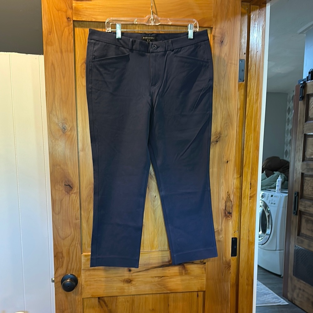Banana Republic Factory Navy Ankle Length Chinos Classic Fit